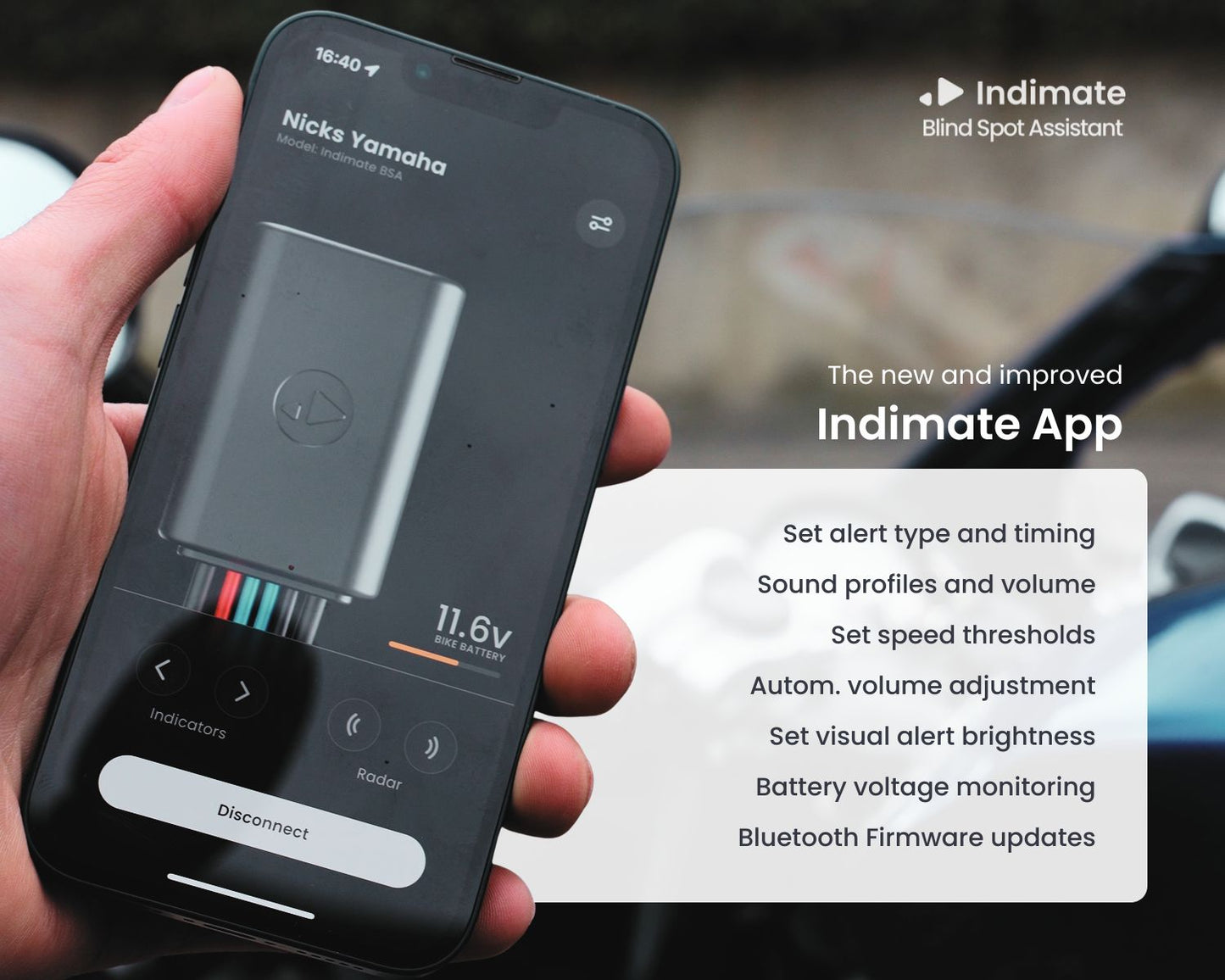 Indimate Blind Spot Assistant (Pre-Order)